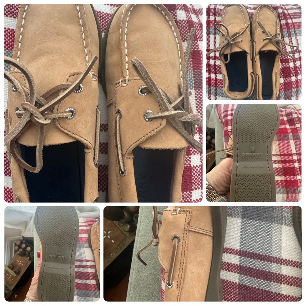 Sperry boys Tan Boat Shoes